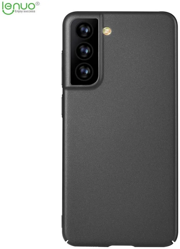 Kryt na mobil Lenuo Leshield obal pre Samsung Galaxy S21 FE 5G, čierna