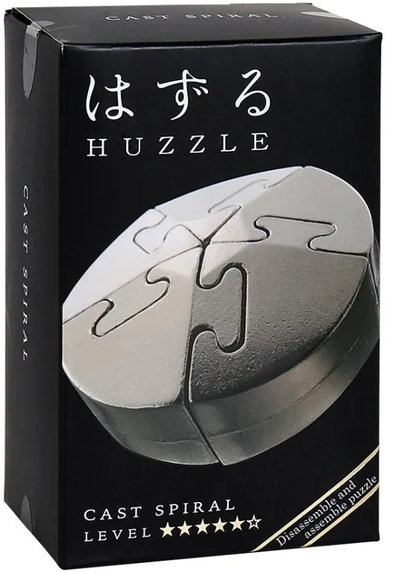 Hlavolam Huzzle Cast Spiral 5/6, materiál kov, vysoká obtiažnosť
