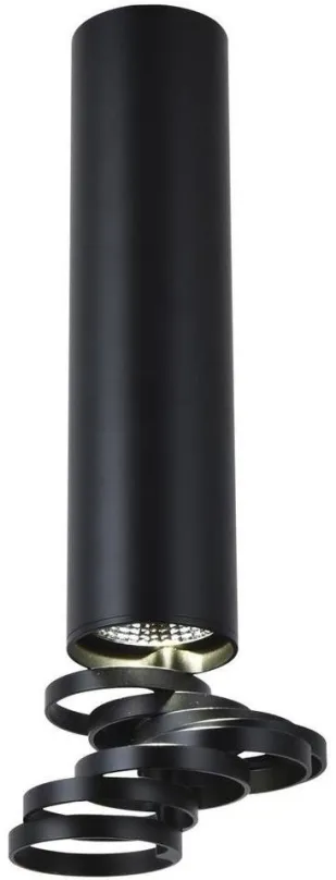 Luster Prisadený luster TUBA 1xGU10/50W/230V čierna