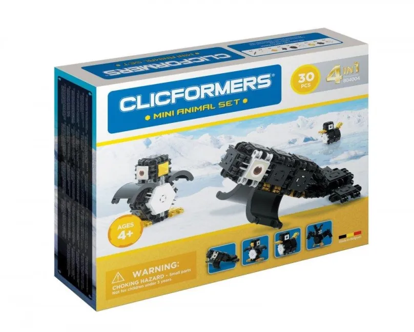 Clicformers Mini: Zvieratá 30 dielikov
