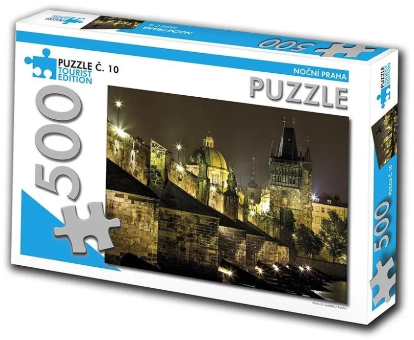 Puzzle Puzzle Nočná Praha 500 dielikov (č.10)