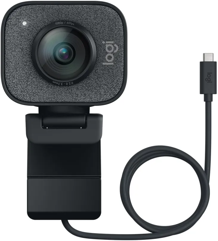 Webkamera Logitech C980 StreamCam Graphite, video až 1920x1080, automatické zaostrovanie,