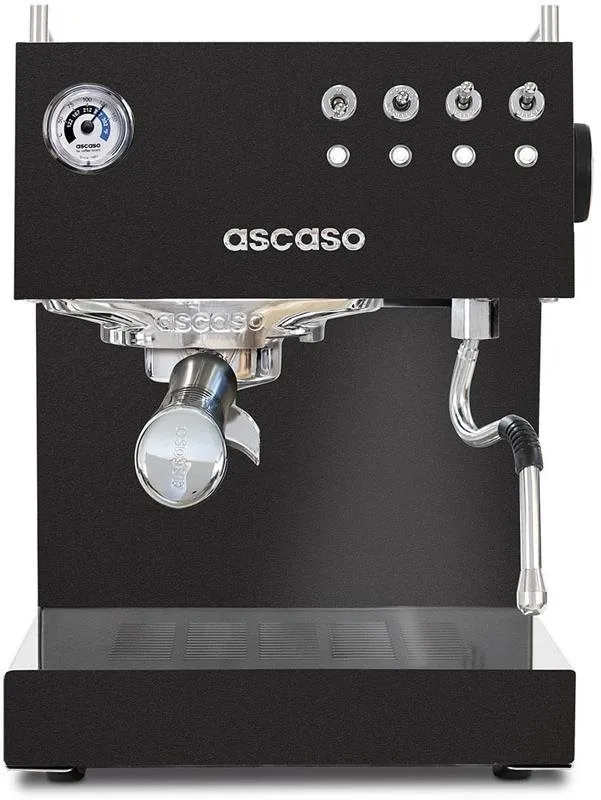 Pákový kávovar Ascaso Steel UNO, Black, do domácnosti a do kancelárie, príkon 1050 W, tla