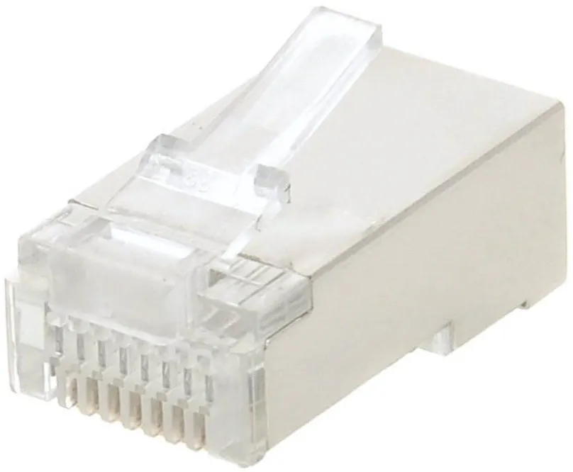 Konektor 100-pack, Datacom RJ45, CAT5E, STP, 8p8c, tienený, neskladaný, na drôt