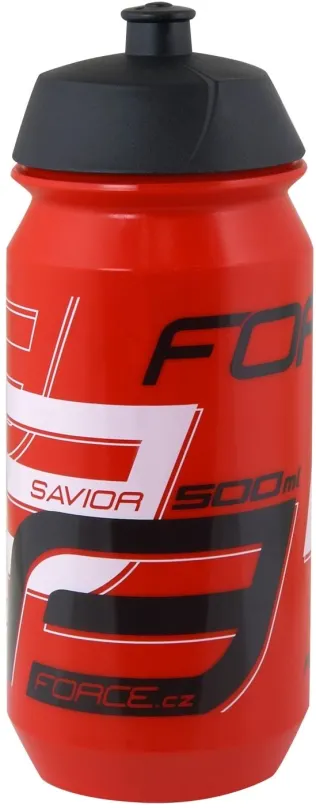 Fľaša na pitie Force Savior 0,5 l, červeno-bielo-čierna