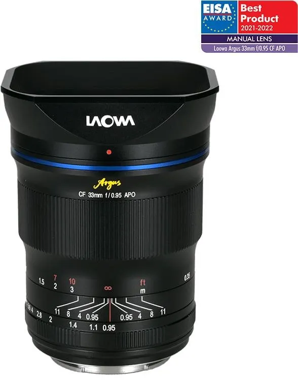 Objektív Laowa Argus 33 mm f/0,95 CF APO Canon