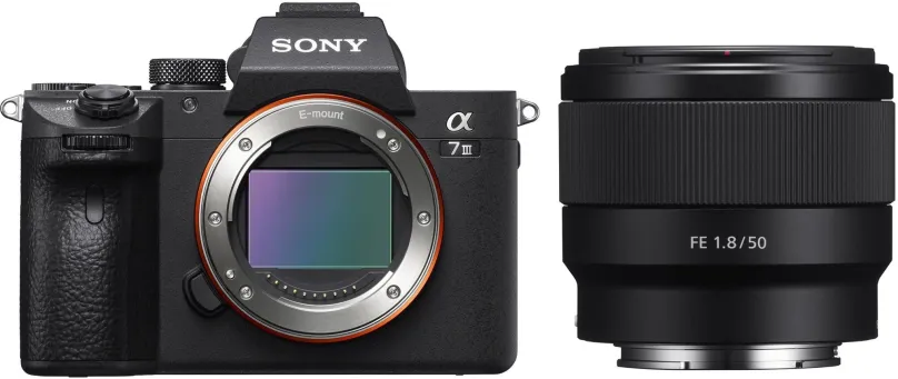 Digitálny fotoaparát Sony Alpha A7 III + FE 50mm f/1.8