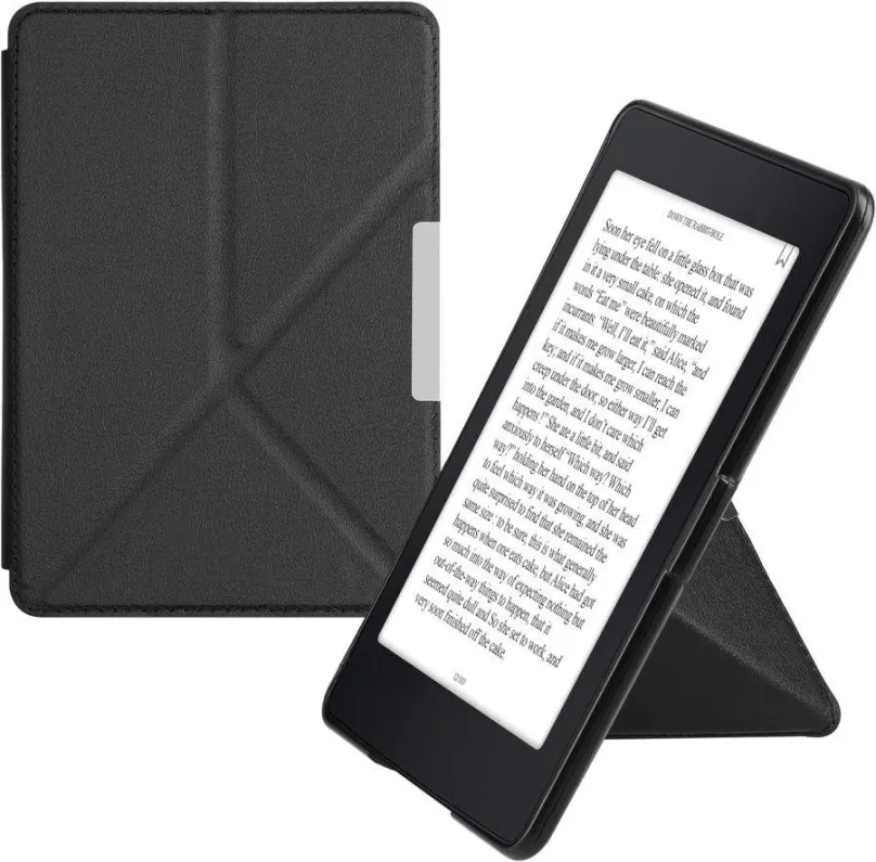 Púzdro na čítačku kníh KW Mobile - Origami Black - KW4578001 - púzdro pre Amazon Kindle Paperwhite 1/2/3 - čierne