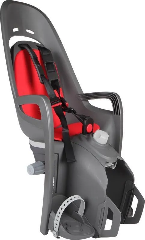 Detská sedačka na bicykel HAMAX Zenith Relax Plus adapter Grey/Red