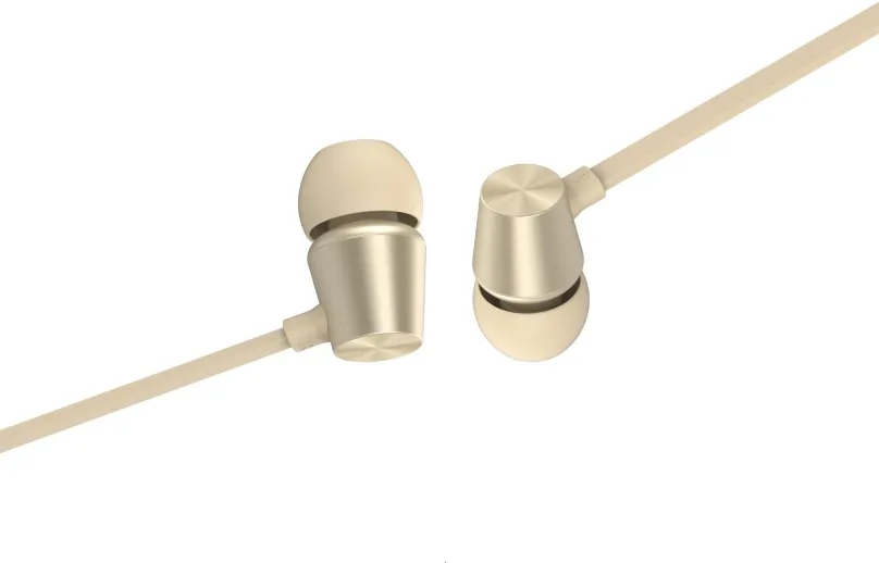 Slúchadlá Swissten Earbuds Dynamic YS500 zlatá