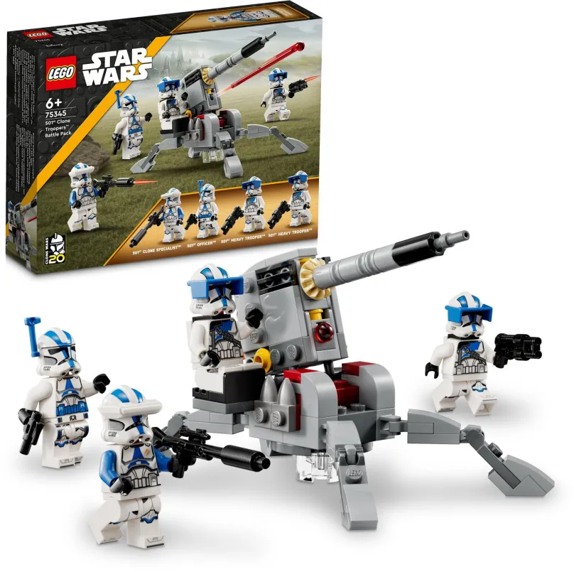 LEGO stavebnica LEGO® Star Wars™ 75345 Bojový balíček klonovaných vojakov z 501. légie