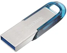 Flash disk SanDisk Ultra Flair 128 GB tropická modrá, 128 GB - USB 3.2 Gen 1 (USB 3.0), ko