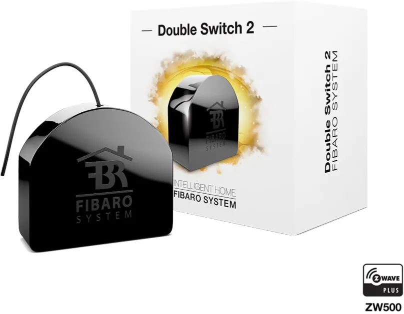 Smart Switch FIBARO Double Switch 2, Z-Wave Plus, bezdrôtový, s binárnymi vstupmi určený p