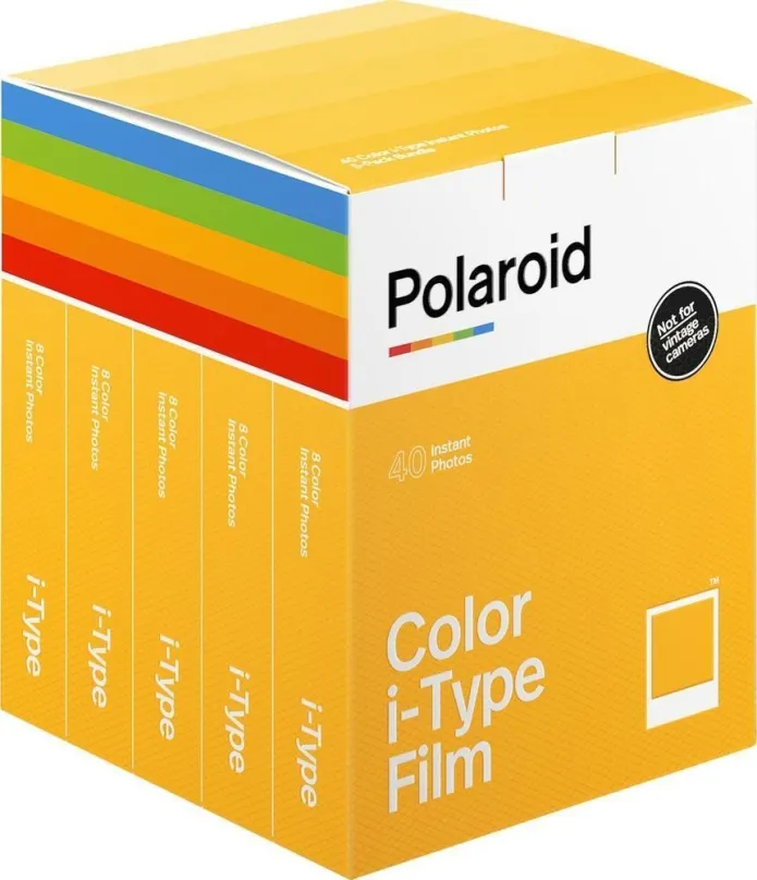 Fotopapier Polaroid Color film I-Type 5-pack