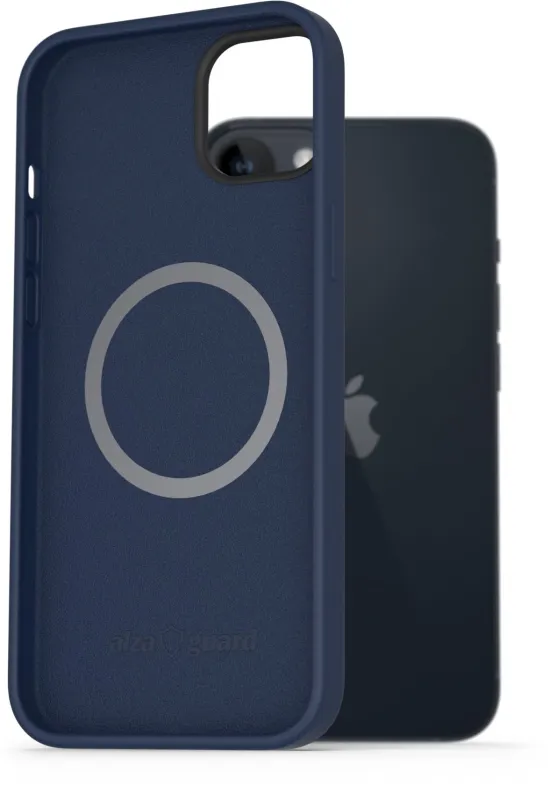Kryt na mobil AlzaGuard Magnetic Silicone Case pre iPhone 14 Plus modré