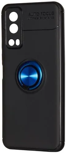 Kryt na mobil Epico Ring Case Vivo Y52 5G / Y72 5G - čierna / modrý ring