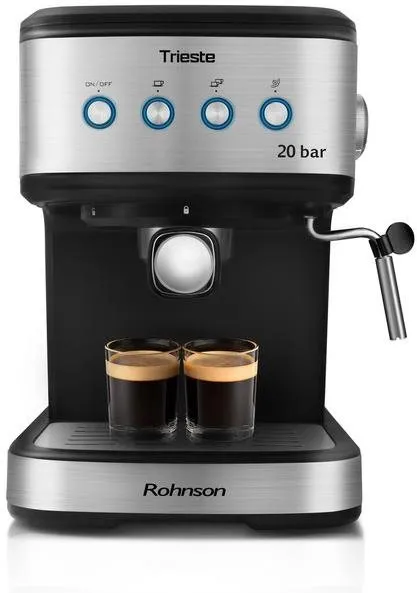 Pákový kávovar Rohnson R-98020 Trieste, príkon 850 W, tlak 20 bar, materiál plast, obj.