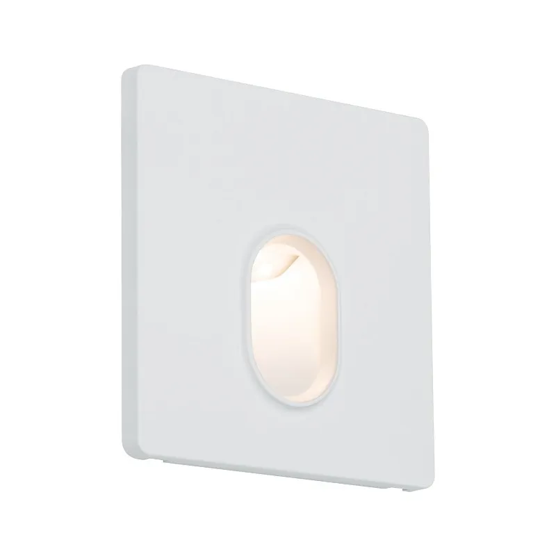 Paulmann 92922 LED zápustné orientačné svietidlo na schody Wall 1x1,7W | 50lm | 2700K - biela