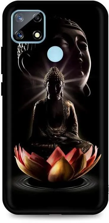 Kryt na mobil TopQ Realme 7i silikón Meditation 62852