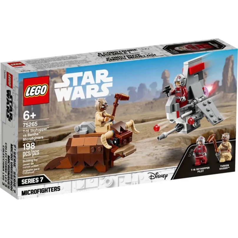 LEGO stavebnice LEGO Star Wars 75265 Mikrostíhačka T-16 Skyhopper ™ vs. Bantha ™