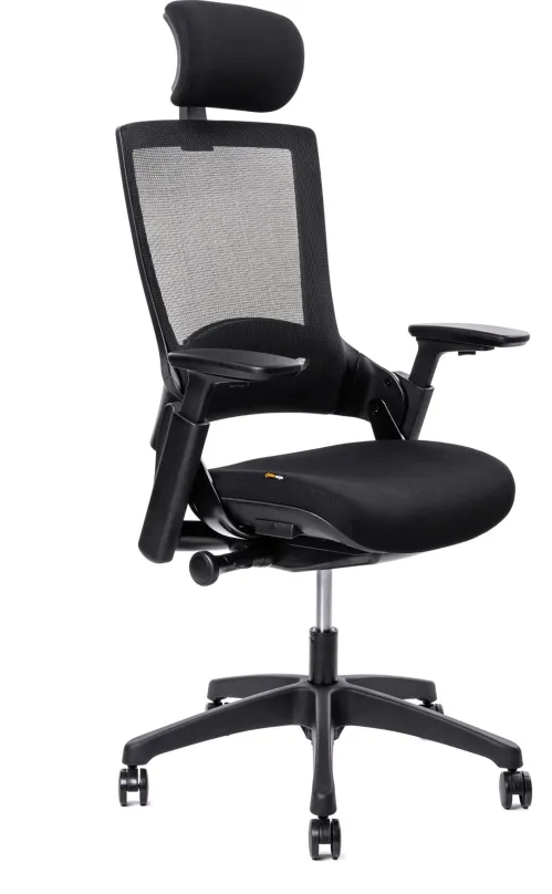 Kancelárska stolička AlzaErgo Chair Abyss 1 čierna