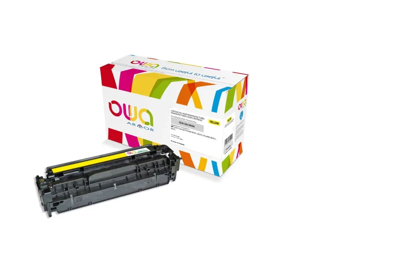 OWA Armor toner kompatibilný s HP CE412A, 2600st, žltá/yellow