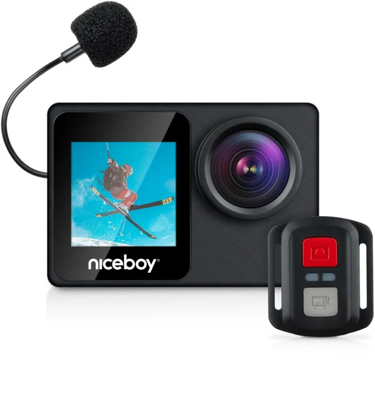 Outdoorová kamera Niceboy VEGA 11 Vision, akčné, natívne rozlíšenie videa až 4K, X-STEADY
