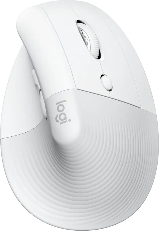 Myš Logitech Lift Vertical Ergonomic Mouse Off-white, bezdrôtová, vertikálna, optická,