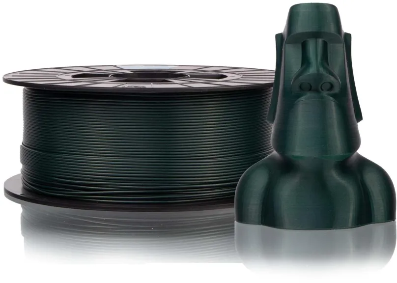 Filament Filament PM 1.75 PLA metalická zelená 1 kg, materiál PLA metalický, priemer 1,75