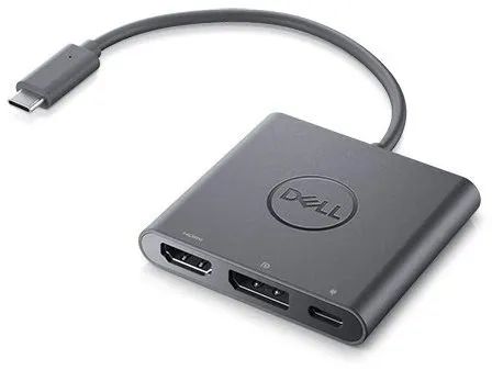 Redukcia Dell USB-C (M) na HDMI / DP / USB-C (F) s Power Pass-Through