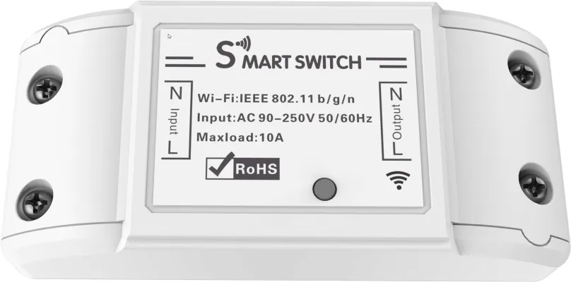 WiFi spínač WOOX WiFi Switch 10A, – šikovný vypínač, prepojiteľné pomocou aplikácie WOOX,