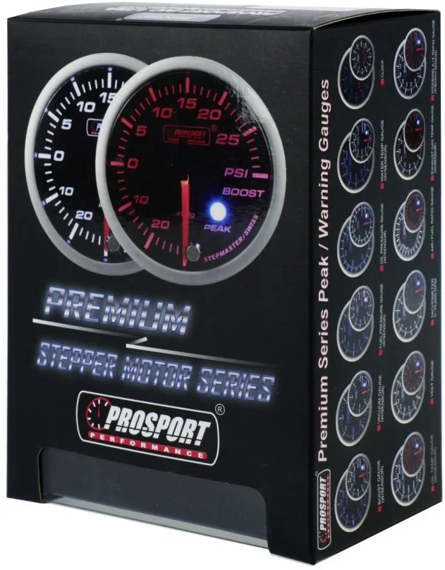 Prídavný budík do auta PROSPORT PREMIUM prídavný ukazovateľ teploty oleja 50-150st.