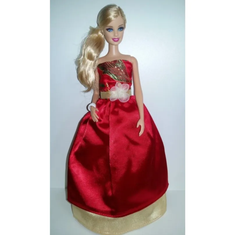 Barbie Červenozlaté spoločenské šaty