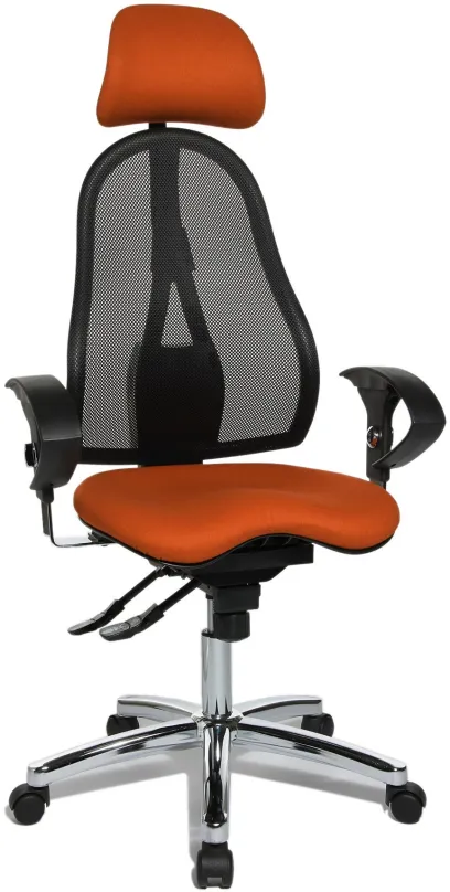 Kancelárska stolička TOPSTAR Sitness 45 oranžová