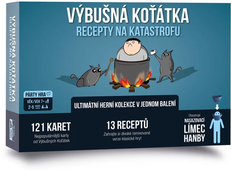 Kartová hra Výbušné mačiatka - Recepty na katastrofu