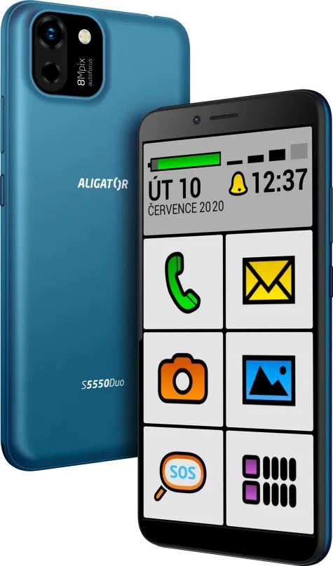 Mobilný telefón Aligator S5550 SENIOR modrá