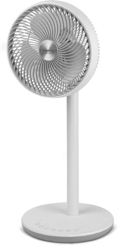 Ventilátor SENCOR SFN 2540WH 3D UltraSilent, stojanový, priemer lopatiek 25 cm, hlučnosť 5