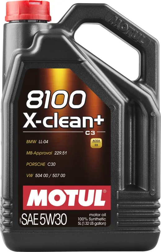 Motorový olej MOTUL 8100 X-CLEAN + 5W30 5L