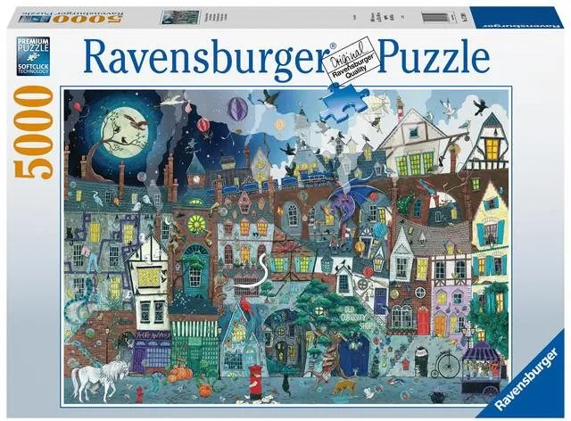Puzzle Ravensburger Puzzle 173990 Fantasy, Viktoriánska Ulica 5000 Dielkov