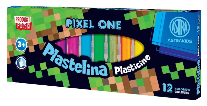 ASTRA Plastelína Pixel One 12 farieb