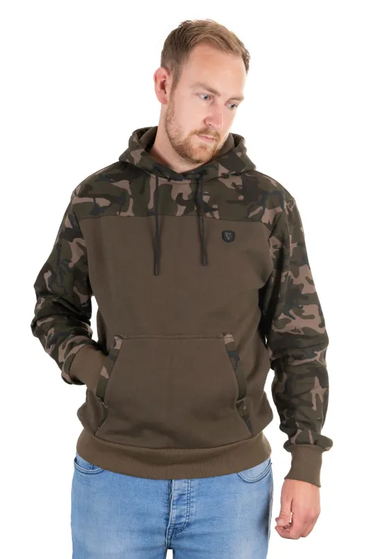 FOX Mikina Kaki / Camo Hoody L