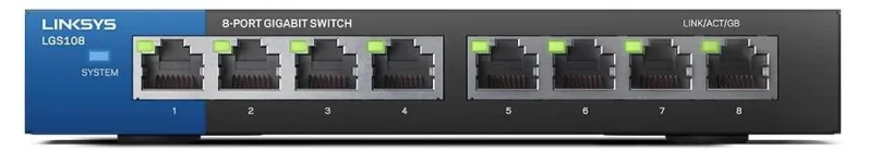 Switch Linksys LS108 8-Port Desktop Gigabit , čierny