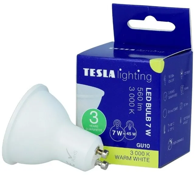 LED žiarovka TESLA LED 7W GU10 GU100730-4