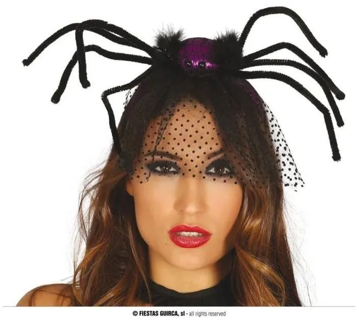 Doplnok ku kostýmu Čelenka s pavúkom - halloween