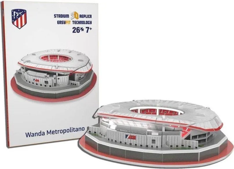 3D puzzle STADIUM 3D REPLICA 3D puzzle Štadión Wanda Metropolitano FC Atletico Madrid 26 dielikov