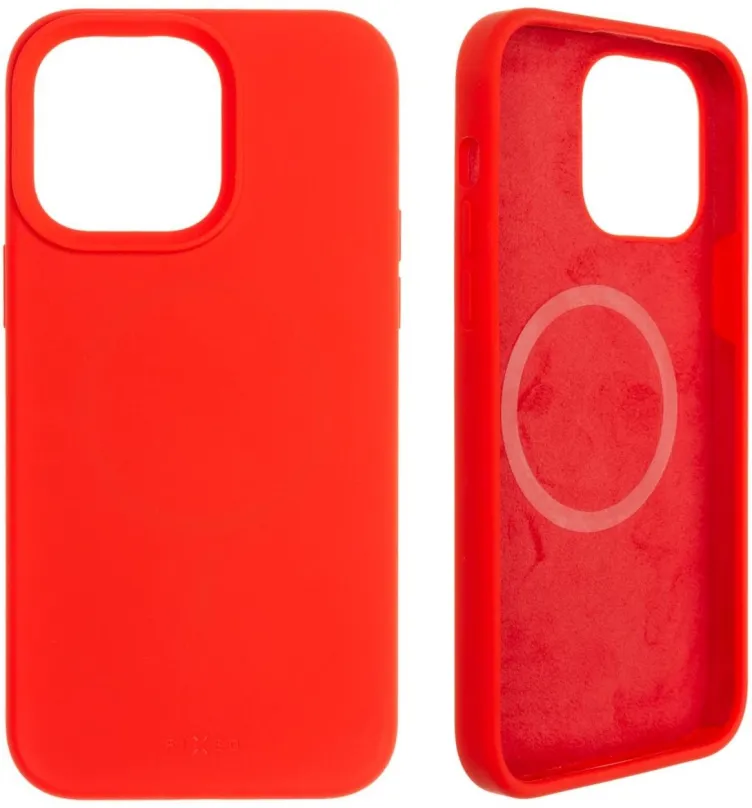 Kryt na mobil FIXED MagFlow s podporou MagSafe pre Apple iPhone 14 Pro Max červený