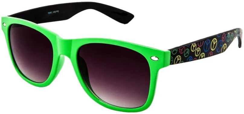 Slnečné okuliare OEM Slnečné okuliare Nerd Peace zeleno-čierne