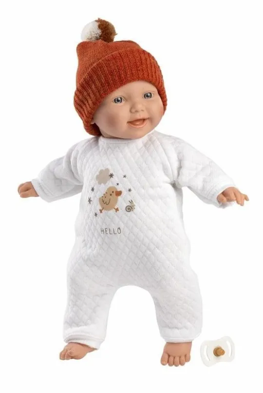 Bábika Llorens 63303 Little Baby - realistická bábika s mäkkým látkovým telom - 32 cm