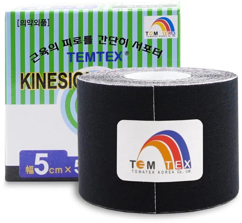 Tejp TEMTEX tape Classic čierny 5 cm