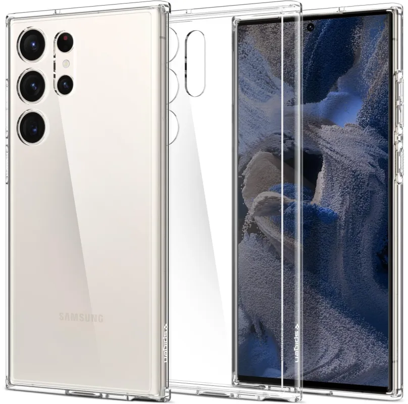 Kryt na mobil Spigen Ultra Hybrid Clear Samsung Galaxy S23 Ultra, pre Samsung Galaxy S23 U